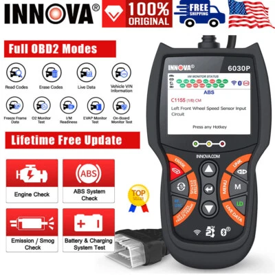 INNOVA 6030P OBD2 Scanner Code Reader ABS Engine Battery Check Diagnostic Tool Foto 1 de 4