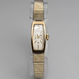 Hamilton Vintage Manual 1970 10K Gold-Plated Ladies Mini Watch 10 mm - Imagen 1 de 9