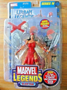 ELEKTRA Super Poseable Marvel Legends Series IV ToyBiz Figure - Picture 1 of 1