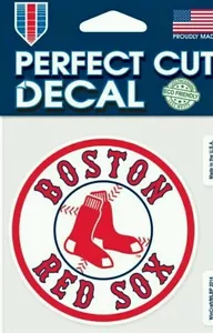 Boston Red Sox Logo 4x4 Perfect Cut Car Decal See Description - Picture 1 of 1