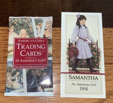 Unopened AG Trading Card Samantha Pleasant Company Bookmark American Girl lot 10