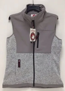 Canada Weather Gear Women's Lightweight Fleece Vest In Heather Gray Size Medium - Picture 1 of 3