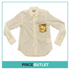 Comme des Garçons Black - Ladies White Shirt with Gold Sequin Pocket - Size L -