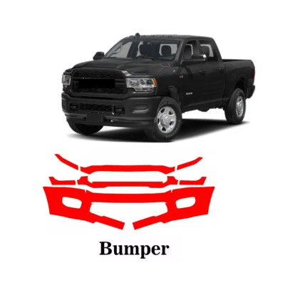 Película de protección de pintura PPF parachoques delantero 2019-2024 para Ram 2500 Foto 1 de 4