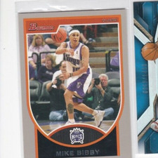 MIKE BIBBY 07-08 BOWMAN SILVER PARALLEL CARD-SERIAL #'D 123/199-GET IT TODAY!