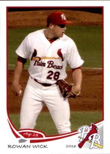 2016 Palm Beach Cardinals Grandstand #30 Rowan Wick North Vancouver BC Canada 