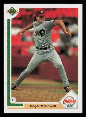 Roger McDowell 1991 Upper Deck #406 Philadelphia Phillies Baseball Card - Image 1 of 2
