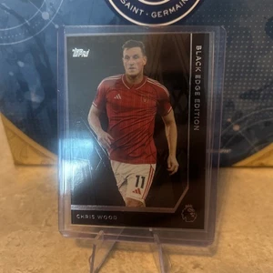 2026 Topps Premier League Chris Wood Black Edge Base Insert - Nottm Forest - Picture 1 of 2