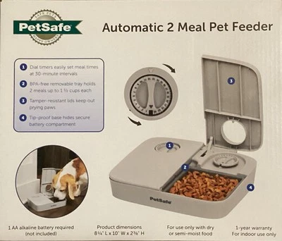 PetSafe Automatic 2 Meal Pet Feeder - New Unopened  - Image 1 of 4