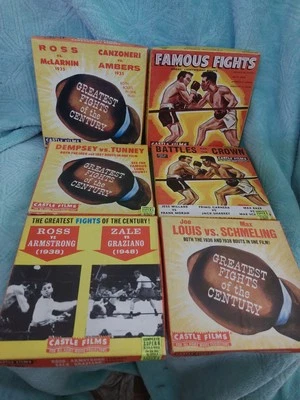 Boxing 8mm Lot Joe Louis vs Max Schmeling Castle Films  Foto 1 de 4
