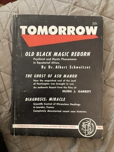 Occult digest magazine, Tomorrow #1, Autumn/1952, Schweitzer, SVG - Picture 1 of 8