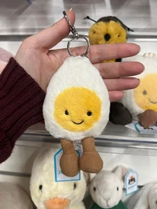 Jellycat Amuseables Boiled Egg Plush Keychain Bag Charm Toy Gift - NWT - Picture 1 of 6