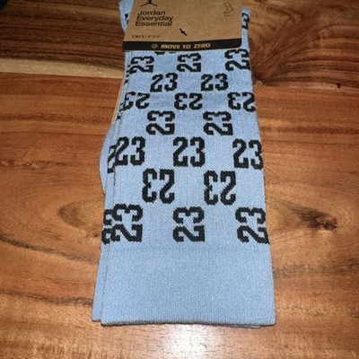 Meias Jordan Everyday Essential Crew - FJ6823 436 Azul Cinza - Tamanho: G (8-12) - Imagem 1 de 4