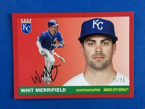 2020 Topps Archives Red #20 Whit Merrifield Kansas City Royals 75/75 READ - Picture 1 of 2