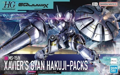GUNDAM - 1/144 MS-15/H Xavier's Gyan Hakuji-Packs Model Kit HGGQ  # 007 Bandai - Immagine 1 di 4