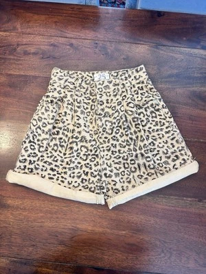 Pantalones Cortos Free People Estampados Dogtown Cheetah Corte Tiro Alto Talla 25 Foto 1 de 4