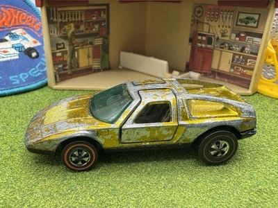 Hot Wheels Redline 1972 Mercedes Benz C-111 Spectraflame amarillo HK Gullwing C111 Foto 1 de 4