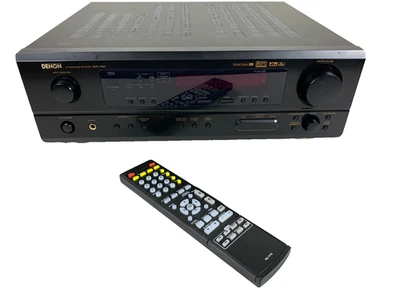 Denon AVR-1604 Integrated Receiver 5.1 Surround Sound w/New Remote Bundle Tested - Image 1 of 4