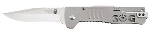 Cuchillo plegable SOG SlimJim de bajo perfil con bloqueo borde liso SJ31-CP - Imagen 1 de 1