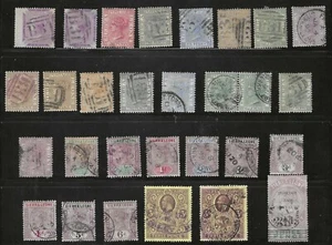 SIERRA LEONE 1859-1924 COLLECTION OF 29 USED MOSTLY VICTORIA ISSUES - Picture 1 of 1