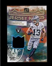 HUNTER RENFROW 2022 DONRUSS JERSEY KINGS STUDIO SERIES JERSEY #004/100 BC9224