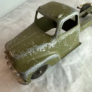 50s HUBLEY #478 GREEN BELL TELEPHONE TRUCK 9 1/4 LONG METAL Missing Box USA - Picture 1 of 13