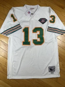 Maglia Mitchell and Ness Throwbacks Dan Marino Dolphins fondo di magazzino nuova 1994 52 - Foto 1 di 16
