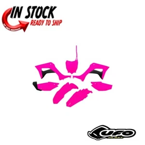 KIT GUARDABARROS REPUESTO CARROCERÍA COMPLETA UFO HONDA 2019-2024 CRF110F ROSA FLUO HOKIT124 - Imagen 1 de 3