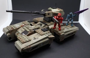 HALO MEGA BLOKS - 96807 - UNSC SCORPION - INCOMPLETE - SEE PICS!! - Picture 1 of 12
