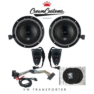VW T5/T5.1 6.5" VIBE SPEAKER UPGRADE 420 MAX WATTS PLUG N PLAY (NO OEM TWEETER) - Picture 1 of 8