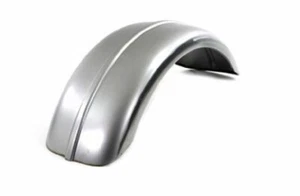 V-twin Custom 9 Round Ribbed Center Bead Steel Rear Fender Harley Bobber Chopper - Picture 1 of 1