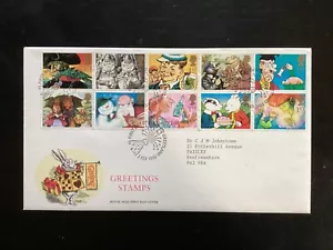 GB 1993 Greetings FDC , Royal Mail Brand, Greenland special pmk (K419) - Imagen 1 de 1