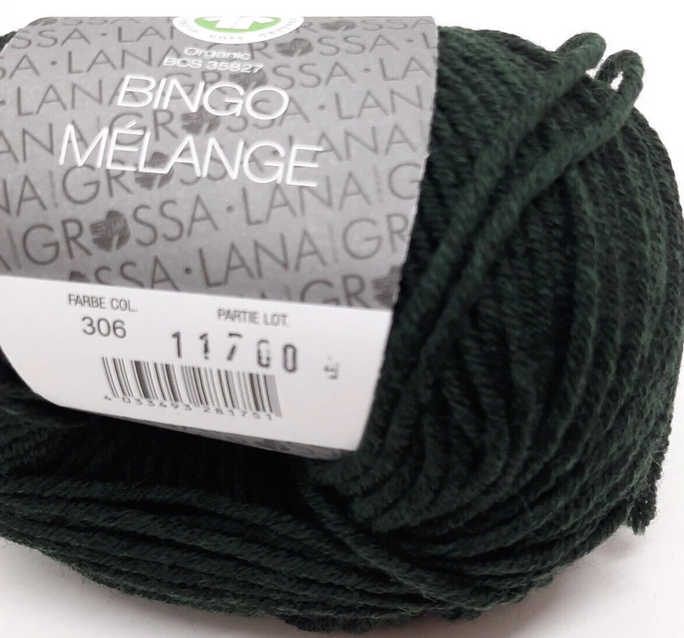 (110 €/kg): 50 g LG Bingo Mélange, Partie 11700 Fb. 306 dunkelgrün # 6261 - Bild 1 von 1