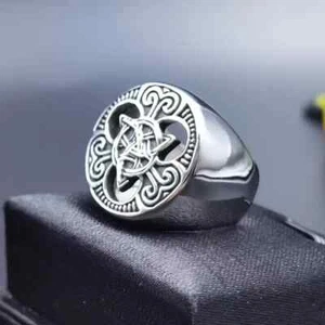 Mittelalter Ring ( Larb,Wickinger,Ritter,Biker) Gr.10 !!!!! - Bild 1 von 3