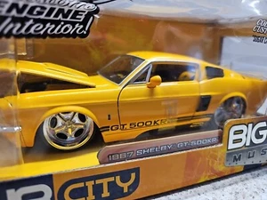 Vntg 2005 Jada Toys Dub City Big Time Muscle 67 Shelby GT-500KR Die Cast 1:24 - Picture 1 of 14
