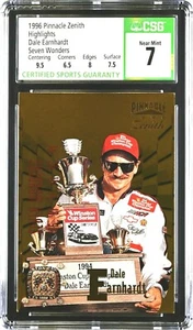 1996 Pinnacle Zenith Highlights Dale Earnhardt Seven Wonders Gold Racing Card - Picture 1 of 4