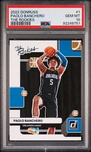 *PSA 10* Paolo Banchero 2022 Donruss NBA - The Rookies #1 - Orlando Magic - Foto 1 di 2