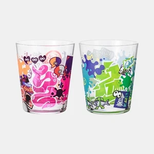 Splatoon SQUID or OCTO pair Glass  Nintendo Tokyo/Osaka japan limited - Picture 1 of 4