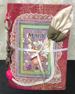 Believe in Magic Fairy Junk Journal 9" x 6" x 2" 110+ Pages - Image 1 of 4