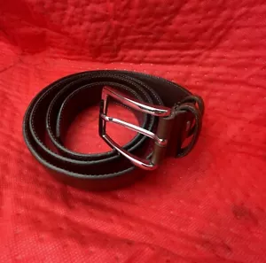 Roncato Leather Belt 061 / 35 ( Italy ) Brown - Picture 1 of 4