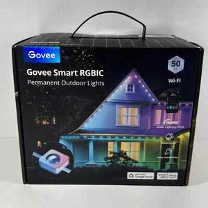 Govee H801B 50ft Smart RGBIC Permanent Outdoor Lights - NEW - SHIPS FAST - Picture 1 of 6