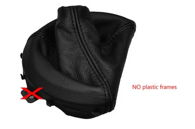 Schwarz Naht Leder Automatik Shift Stiefel F�r Toyota Scion FR-S 2012-2015 - Bild 1 von 3