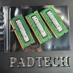 M471B5773CHS-CH9 OEM SAMSUNG LAPTOP MEMORY 2GB (x3) 1RX8 PC3-10600S-09-10-ZZZ - Picture 1 of 8