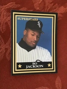 BO JACKSON 1992 SUPERSTARS WHITE SOX MINT SHIPS IN NEW TOP LOADER - Picture 1 of 3