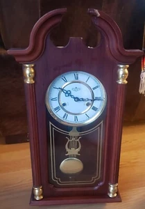 Vintage D&A Wall Striking Chime Regulator Clock Pendulum f/Repair - Picture 1 of 17