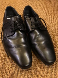 Paolo Vandini  Men’s Black Leather Shoes. Size 7. Excellent Used Condition. - Picture 1 of 9
