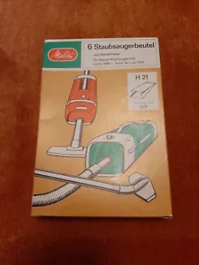 alte Melitta Staubsaugerbeutel für Hoover Klopfsauger, H 21 - Bild 1 von 3