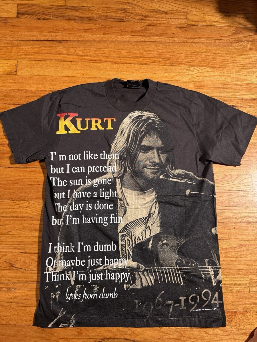 Kurt Cobain T Shirt Vintage In Men's T-Shirts | eBay Kurt Cobain T Shirt Vintage In Men's T-Shirts | eBay