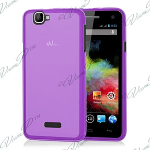 Accessorie Housse Etui Coque Silicone Gel Souple Pour VIOLET Wiko Rainbow - Zdjęcie 1 z 1
