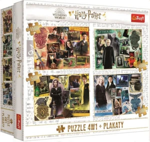 Giant 4 in 1 Harry Potter & Friends Jigsaw Puzzle Set 300-1500 Piece & Posters - Picture 1 of 9